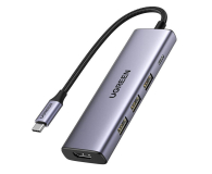 UGREEN Stacja dokująca do laptopa USB-C - HDMI 4K 3xUSB USB-C PD 100W - 1200846 - zdjęcie 1